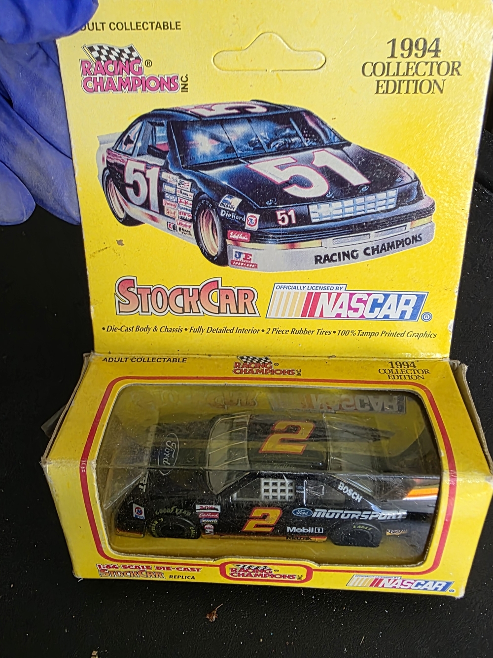 NASCAR Die-Cast Stock Car Toy - Black